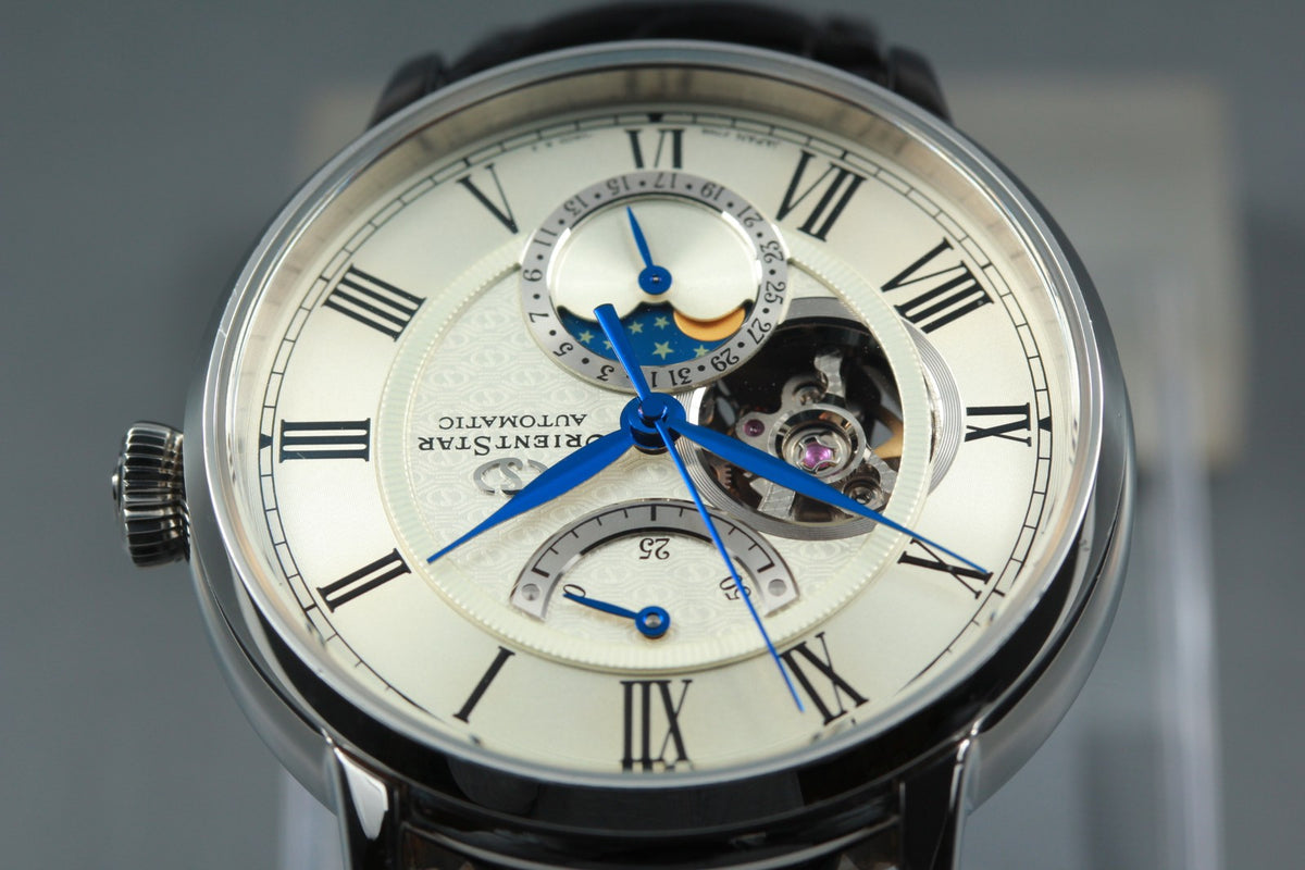 ORIENT Star Classic F7M6-UAB0 Automatic Silver Dial Date Men's Watch 41mm Box