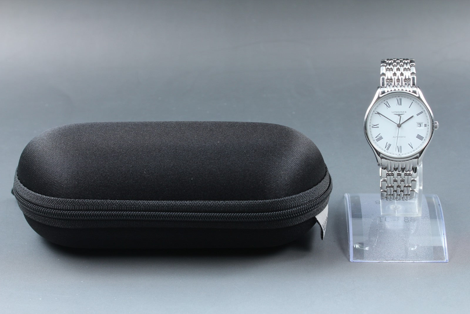 LONGINES Lyre L4.860.4 Automatic Date White Dial Men's Watch 35mm JAPAN Exc+5