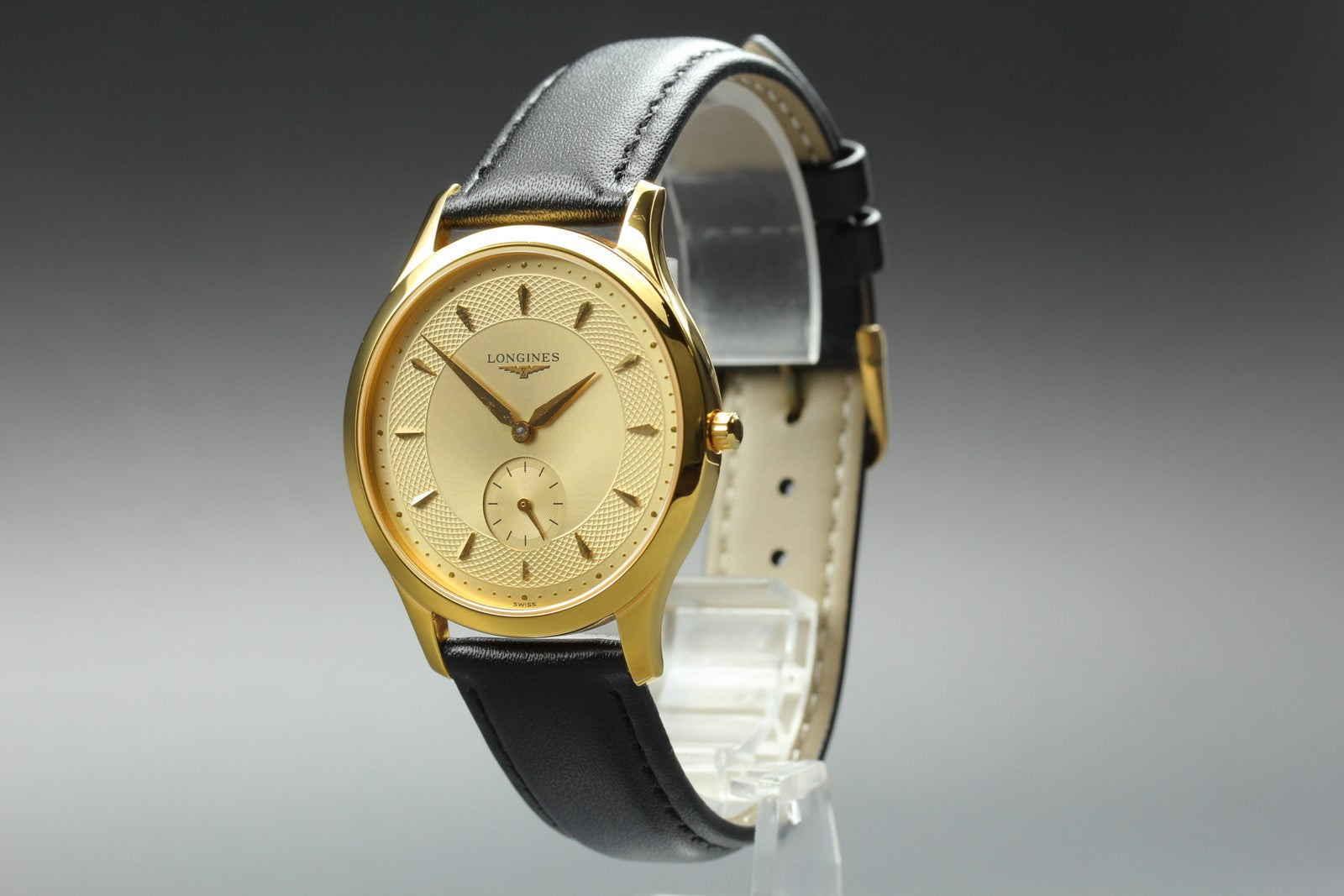 New Batt LONGINES La Grand Classic L4.706.2 Gold Quartz Men's Watch 36mm JAPAN
