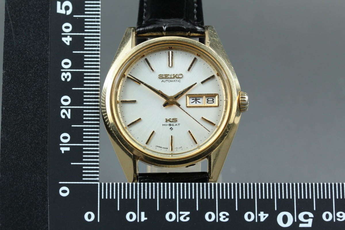 Vintage SEIKO King Seiko KS 5626-7110 Automatic Day/Date Men's Watch 37mm JAPAN