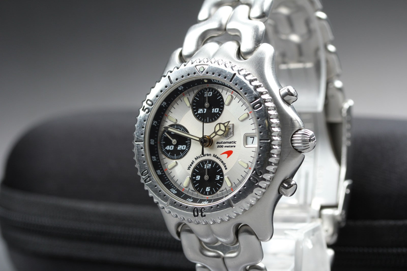 TAG Heuer SEL McLaren Mercedes CG2113 Automatic Chronograph Men's Watch 39mm JP