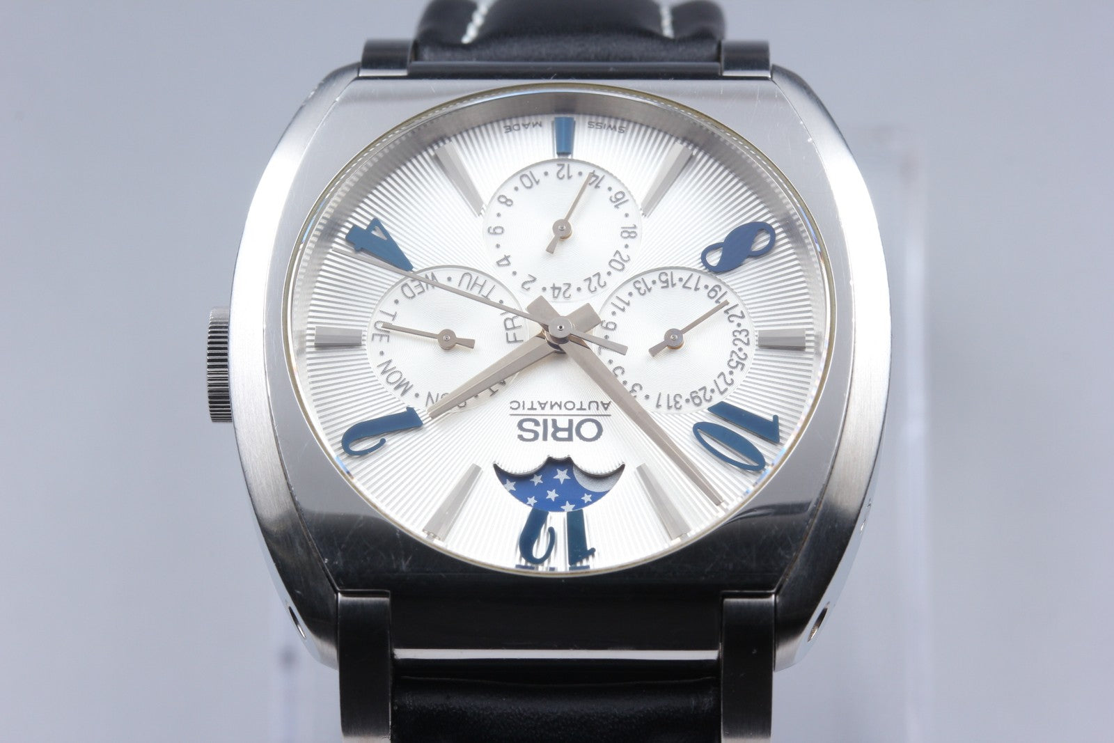 Exc+5*Box ORIS Frank Sinatra 7572 Silver Automatic Day/Date Men's Watch From JP