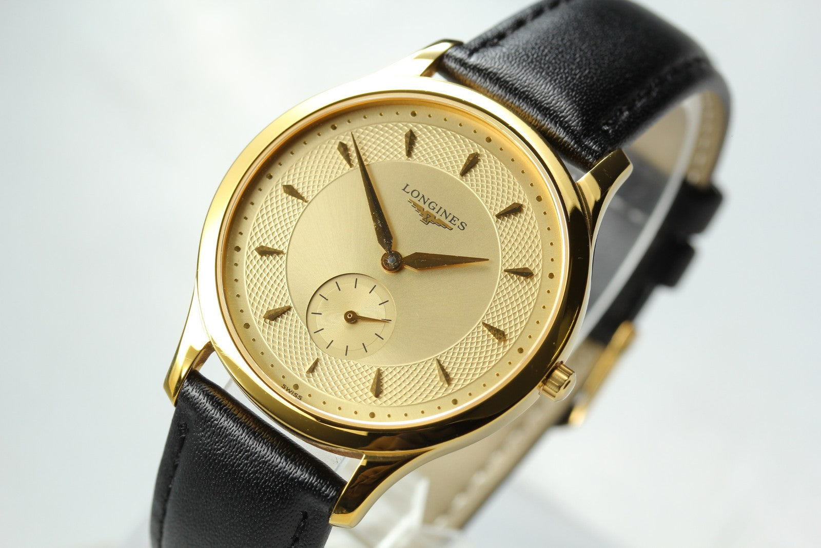 New Batt LONGINES La Grand Classic L4.706.2 Gold Quartz Men's Watch 36mm JAPAN