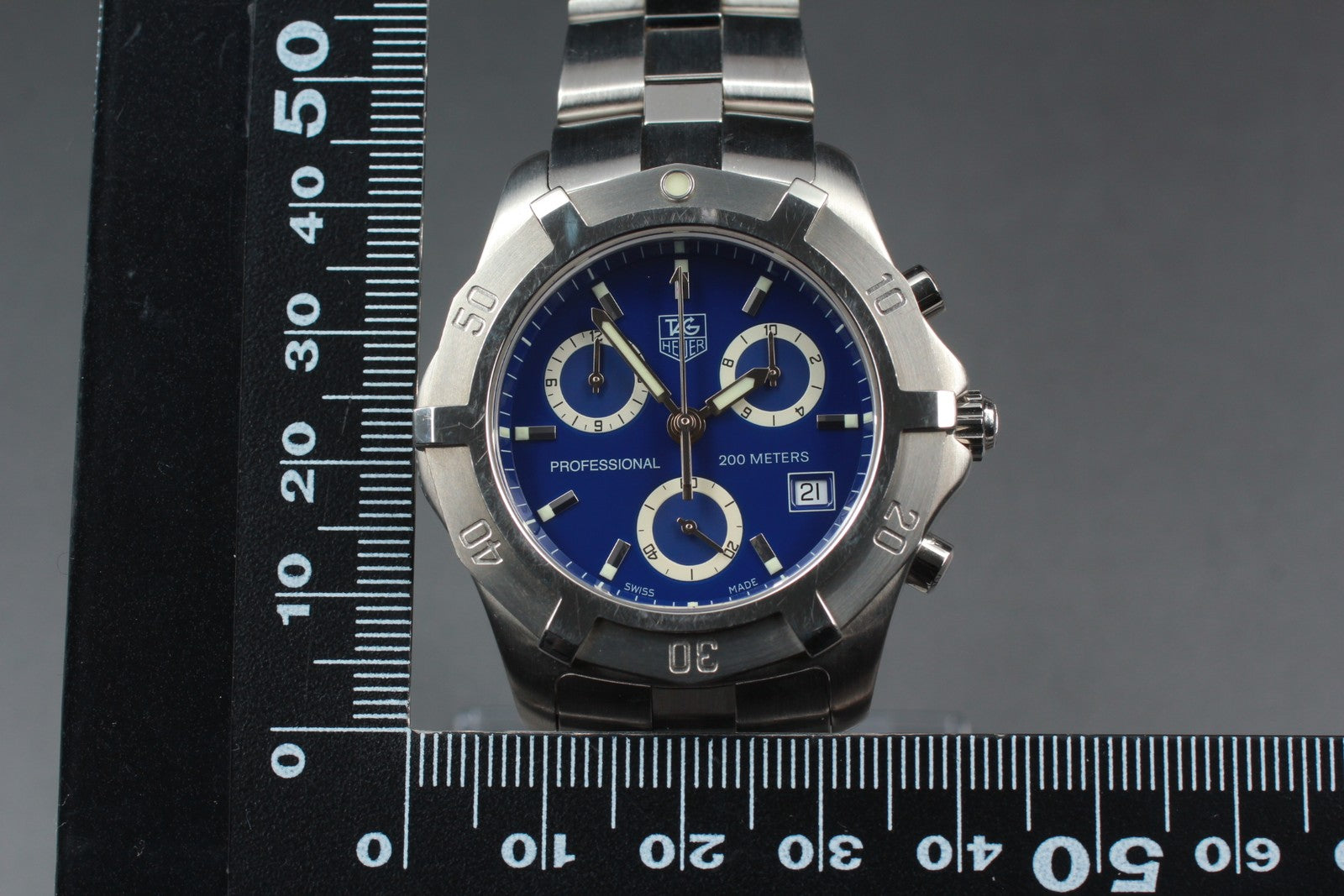 Exc+5*Box TAG HEUER TAG Heuer 2000 Exclusive CN111G Blue Quartz Men's Watch 40mm