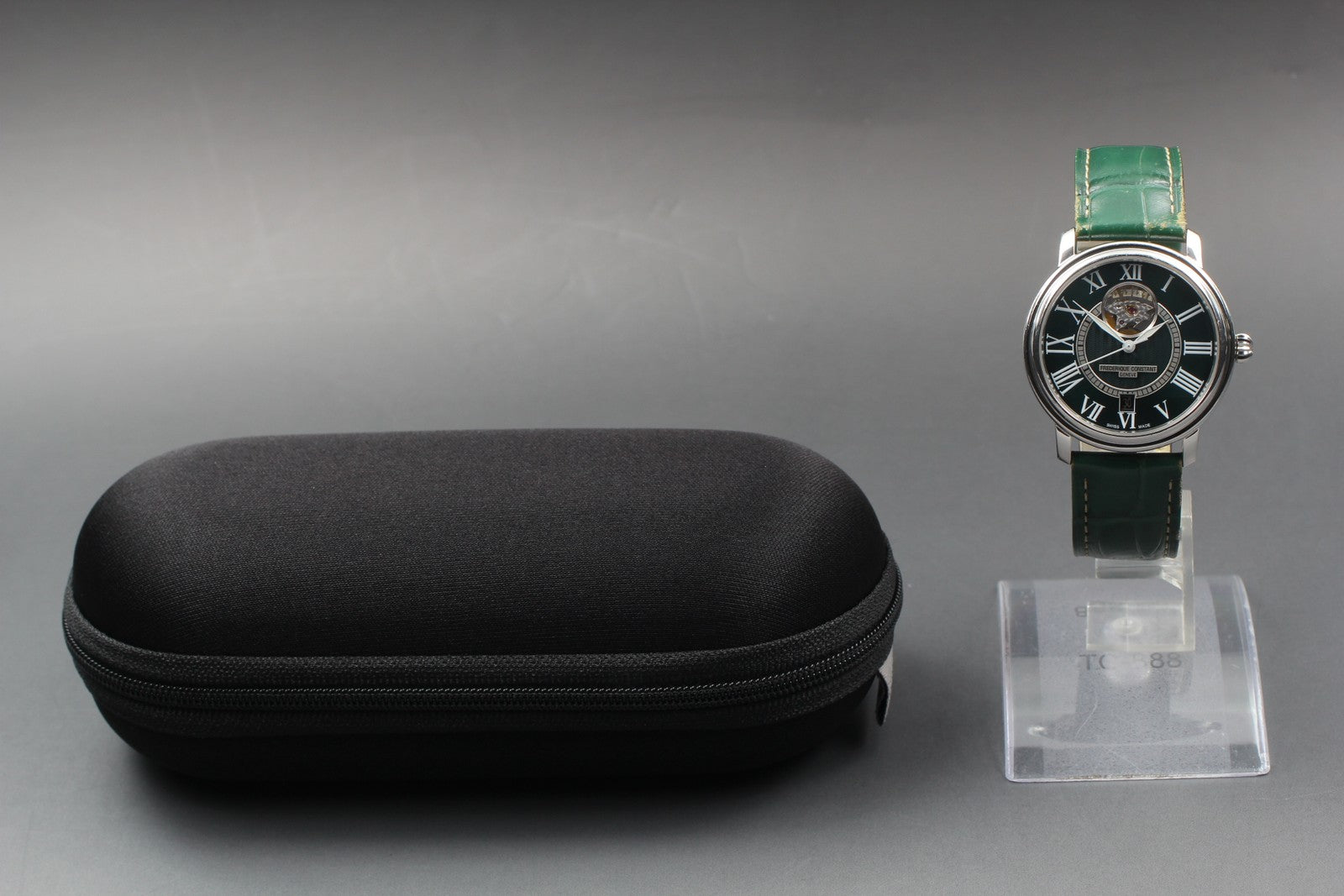 Limited FREDERIQUE CONSTANT FC-315DGS3P6 Green Automatic Men's Watch 38mm JAPAN