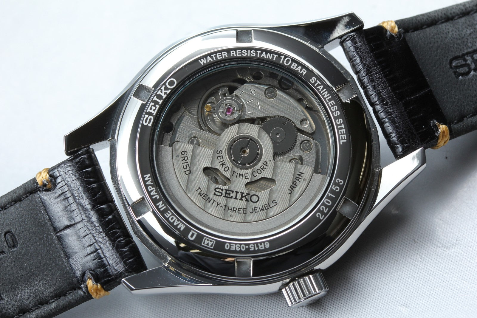 SEIKO Presage 6R15-03E0 SARX029 Automatic Black Date Men's Watch 40mm N MINT*Box