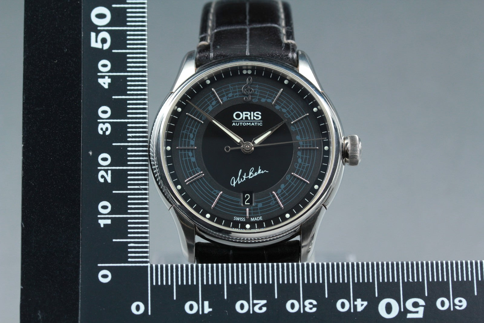 Oris Chet Baker Limited Edition 7591-84 Automatic Black Men's Watch 40mm Exc+5