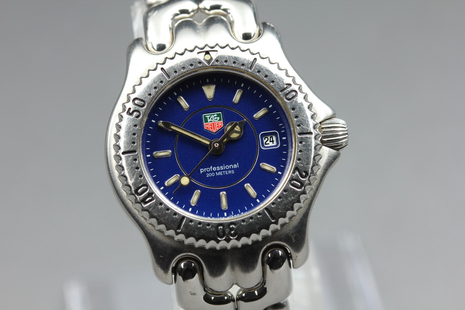 Vintage TAG Heuer SEL WG131A Quartz Blue Dial Women's Watch 28mm JAPAN
