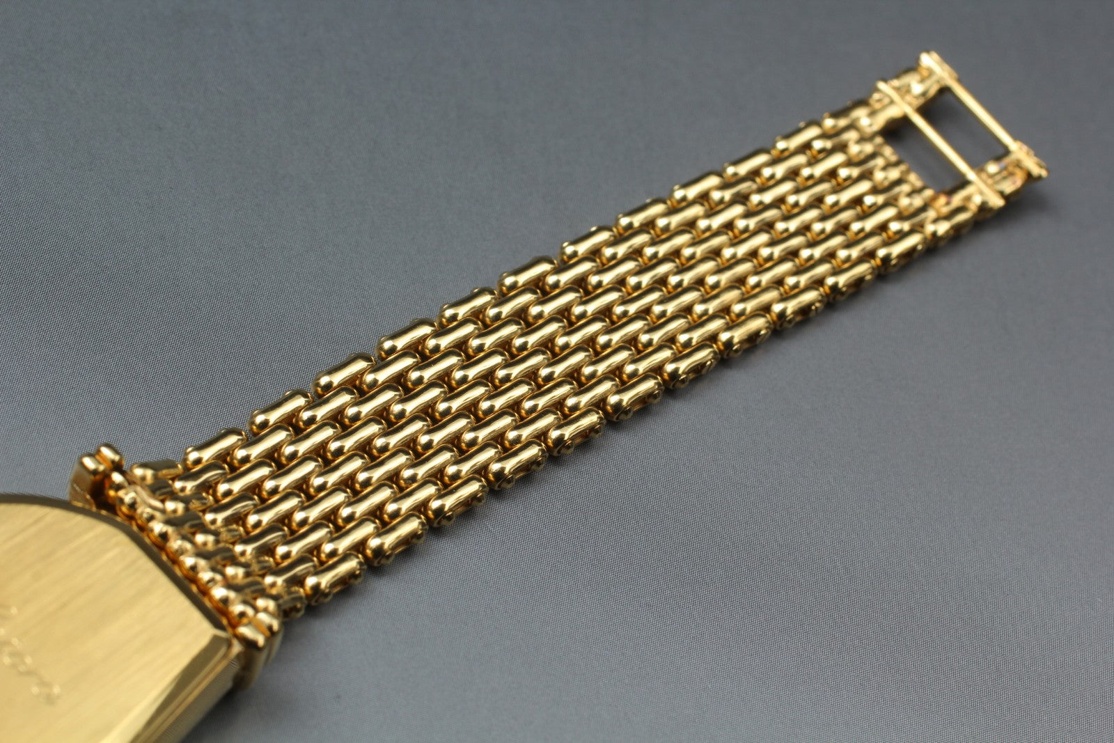 Vintage Jean d'eve Sectora Gold 25mm White Dial Women's Quartz Watch JAPAN