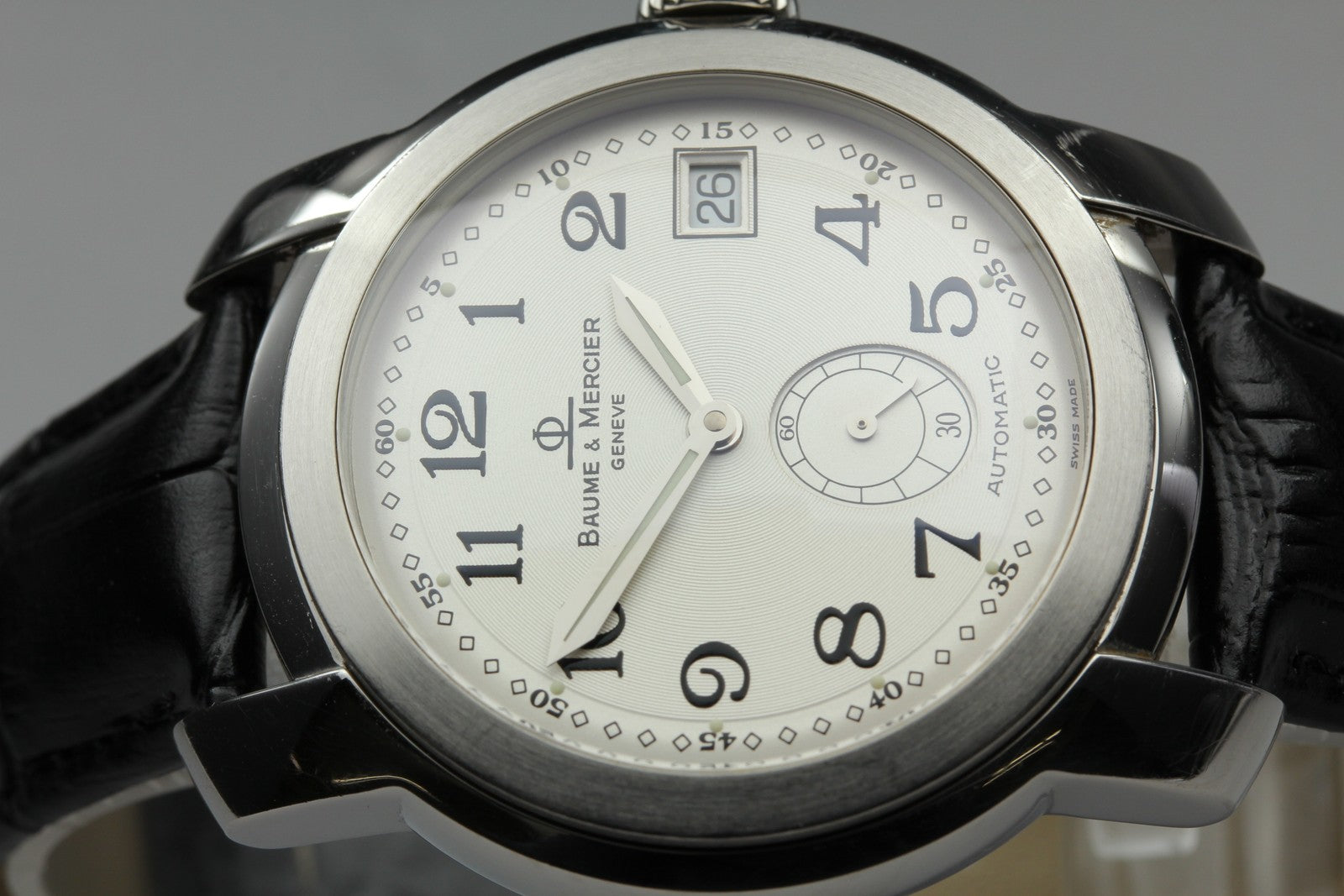 BAUME&MERCIER Capeland MV045221 Automatic Silver Date Men's Watch 37mm JAPAN