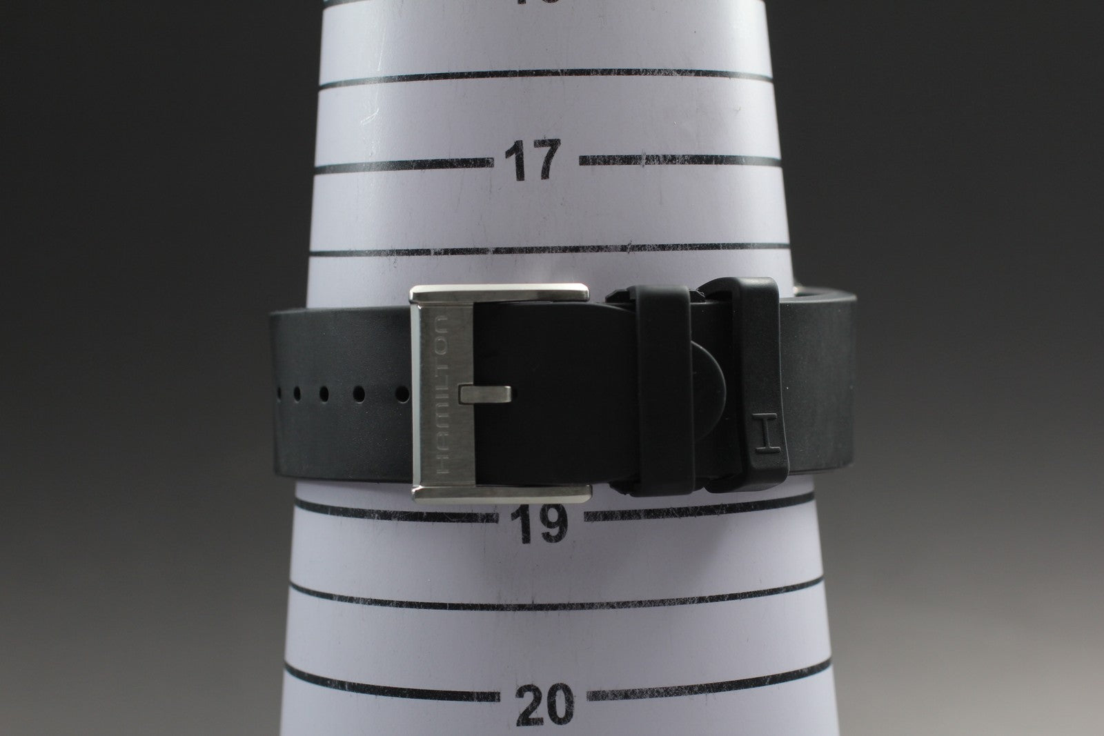 HAMILTON Ventura H246551 Black Dial Automatic Men's 26J Watch XXL 46mm JAPAN