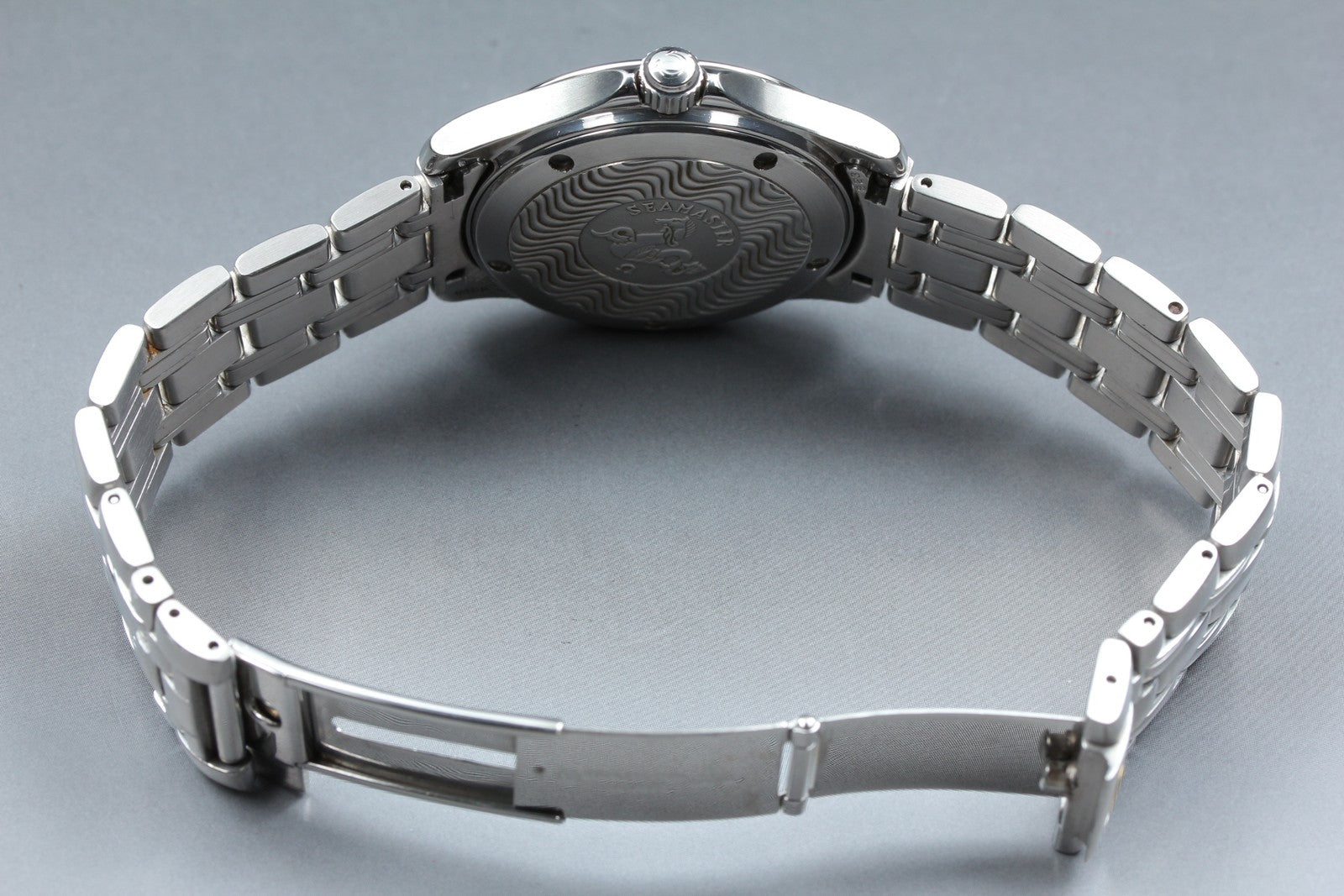 Near MINT- Box Omega Seamaster 120M 2511.31 Cal.1538 Silver Qz 36mm Men's Watch