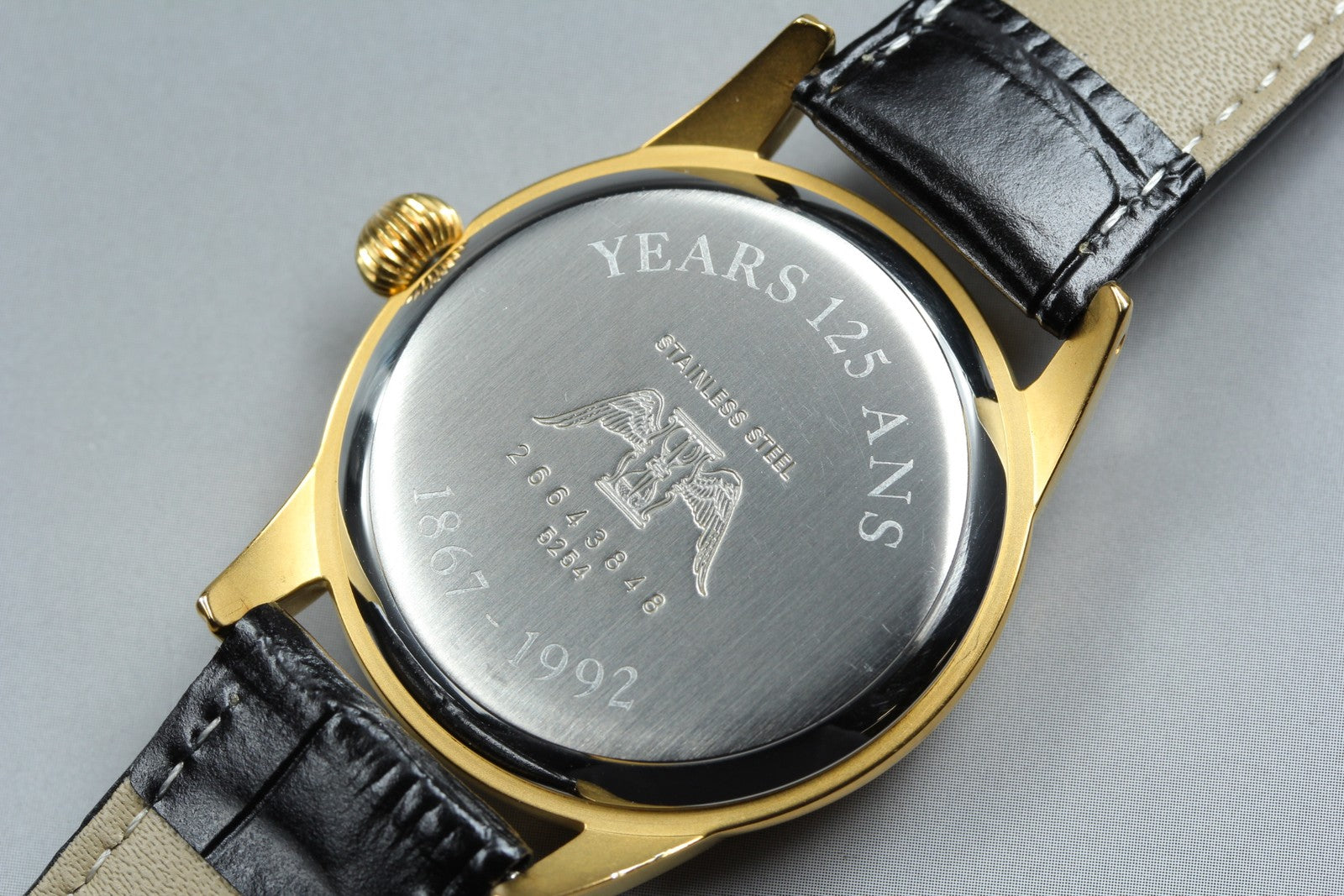 Vintage LONGINES Longines 125th Anniversary 5254 Manual Men's Watch 33mm JAPAN