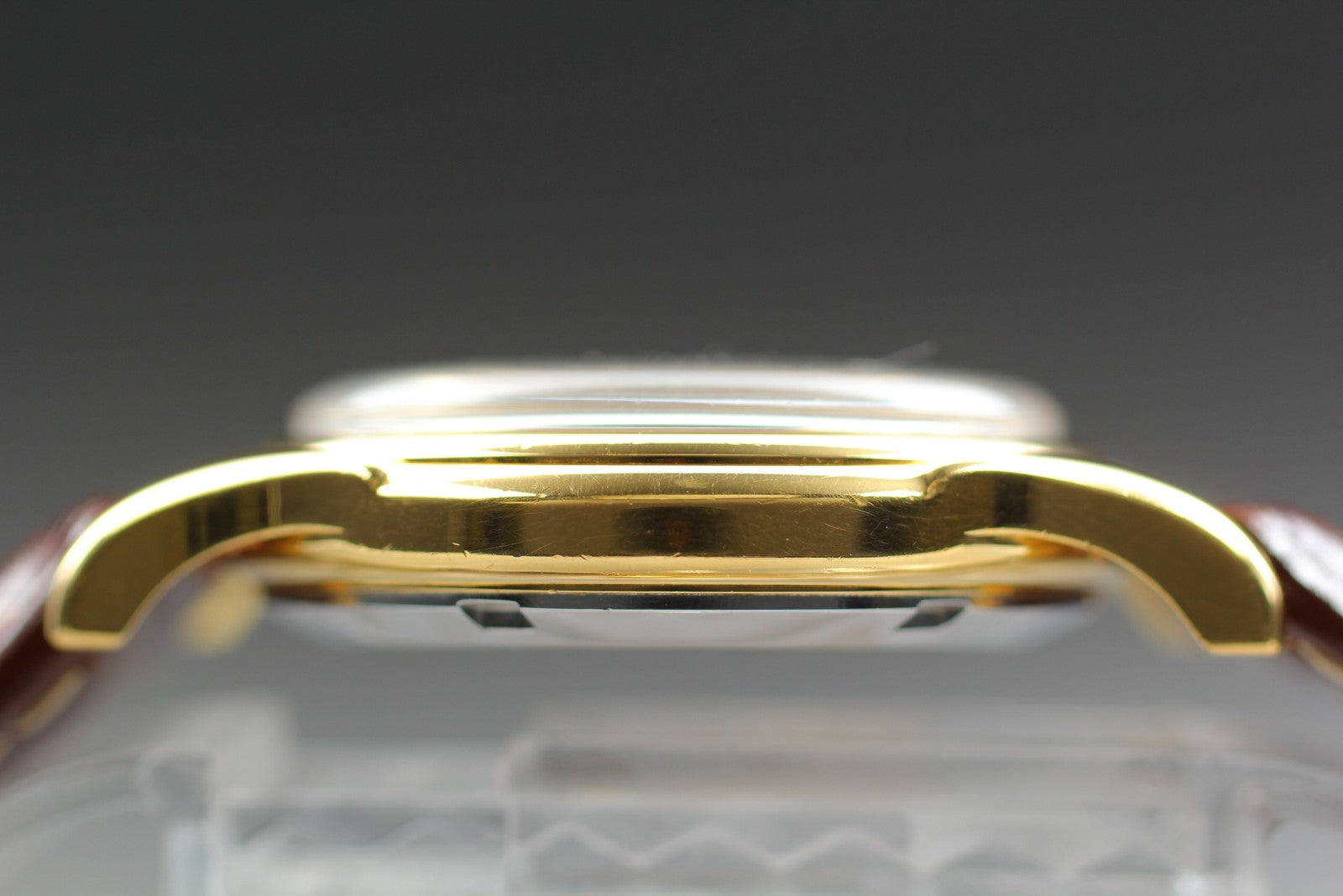 Vintage ORIS 7317 Automatic Date Gold Men's Watch 33mm JAPAN