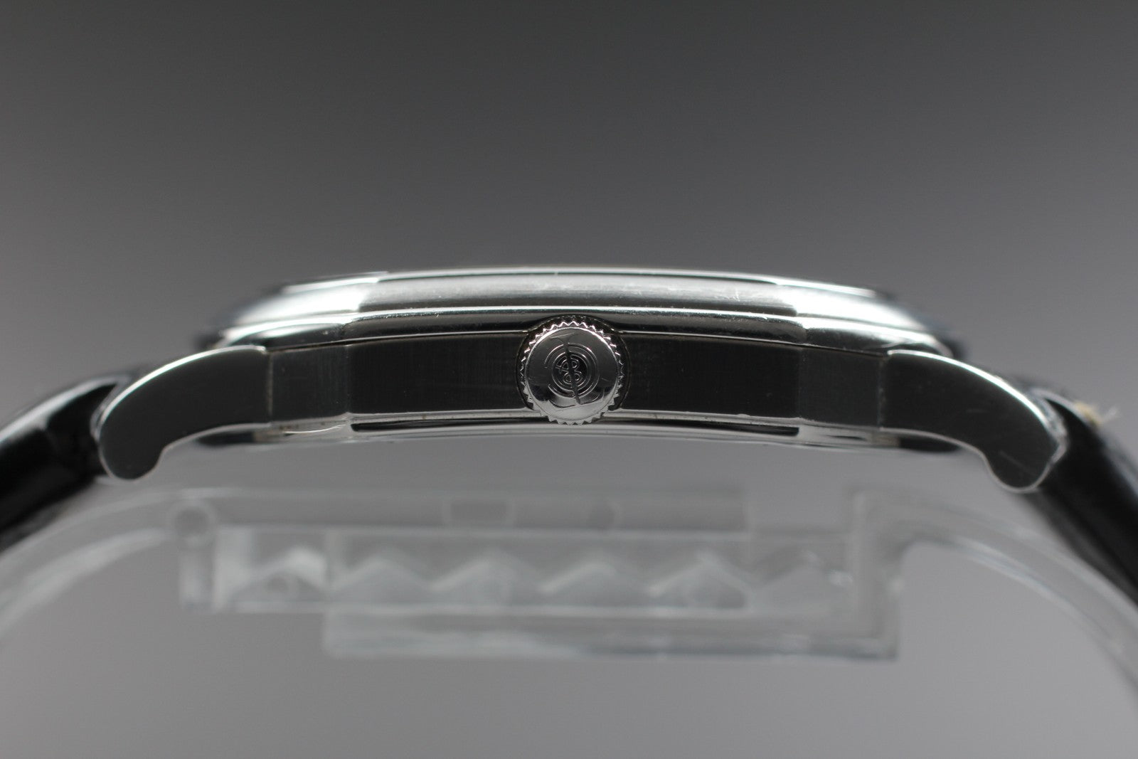 TIFFANY&Co. Mark coupe Silver Quartz Small Second Men's Watch 32mm JAPAN