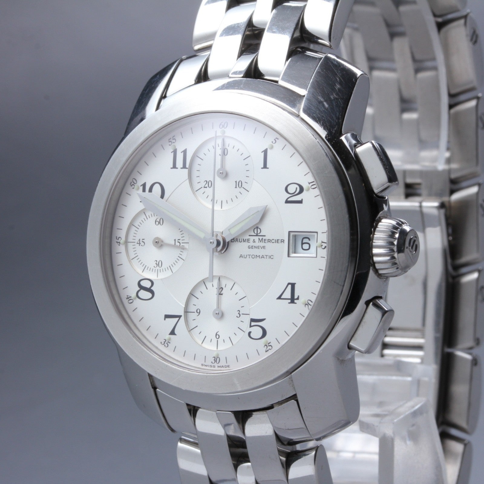 Exc+5*Box Baume & Mercier Capeland MV045216 Automatic Black Men's Watch 39mm JP