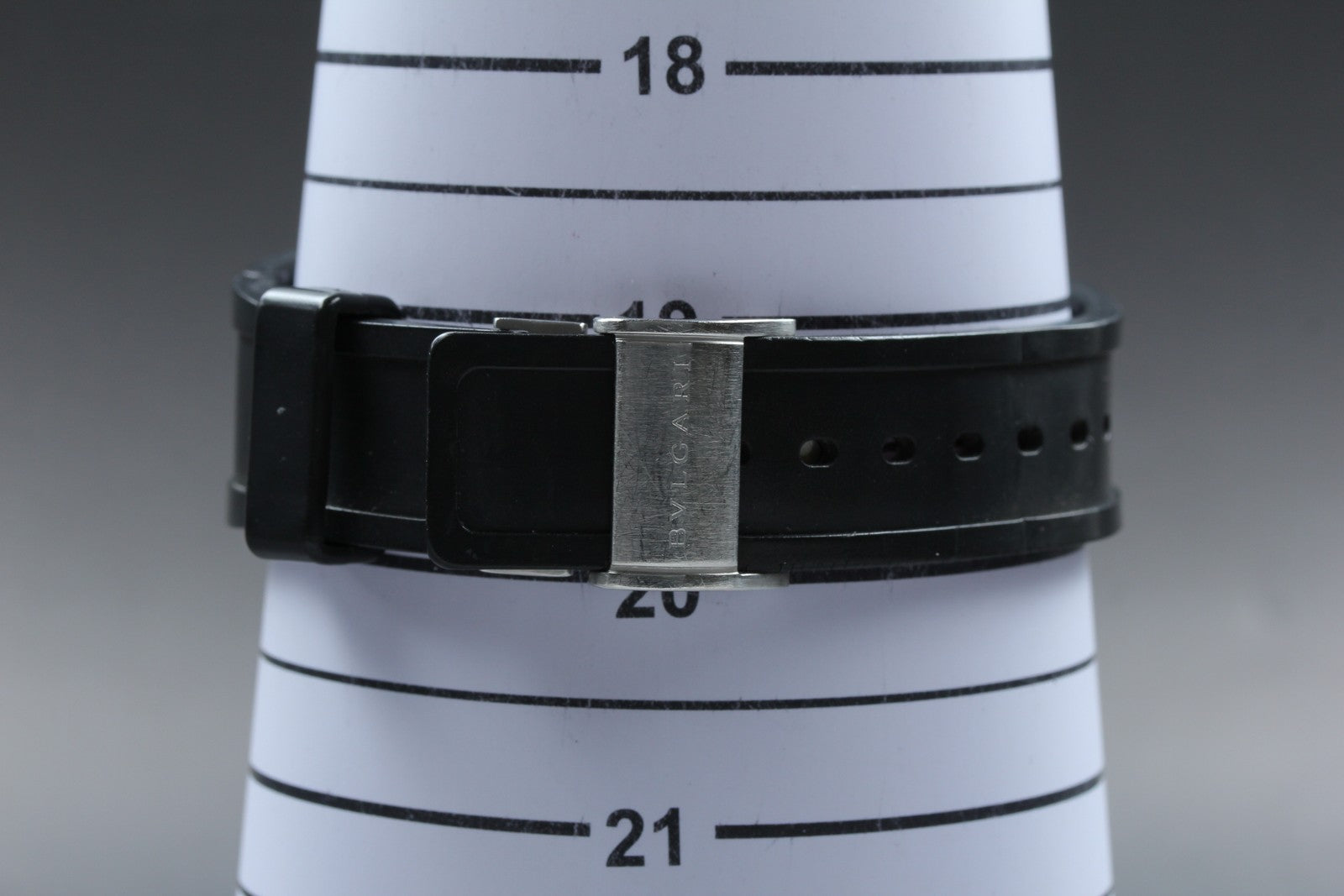 BVLGARI Ergon EG35S Black Dial Automatic Date Men's Watch 35mm JAPAN Exc+5