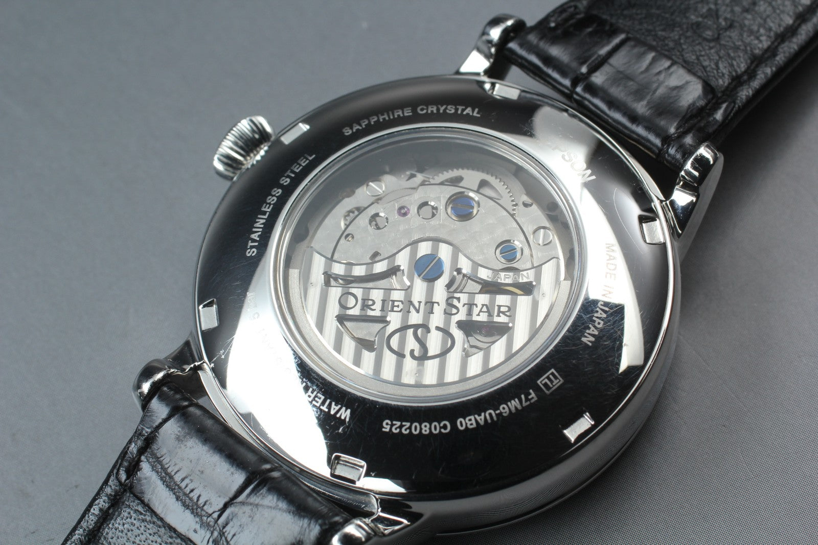 ORIENT Star Classic F7M6-UAB0 Automatic Silver Date Men's Watch 41mm N MINT*Box