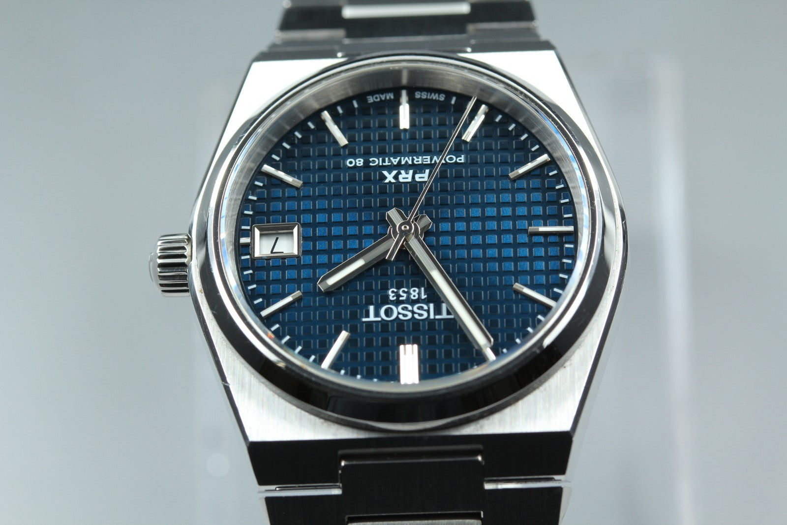 Tissot PRX Powermatic 80 T137207A Automatic Blue Dial Men's Watch 35mm JP JAPAN