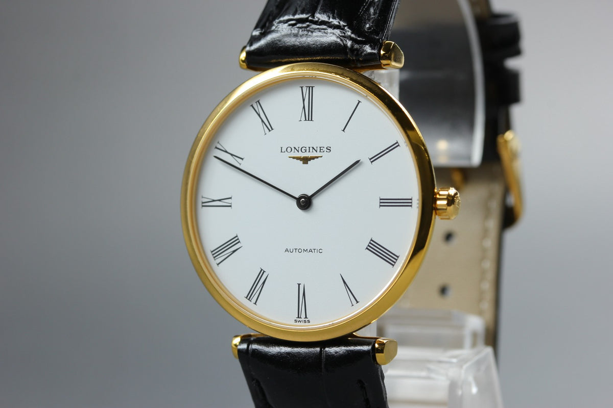 LONGINES La Grande Classique L4.708.2 Automatic White Men's Watch 34mm JAPAN