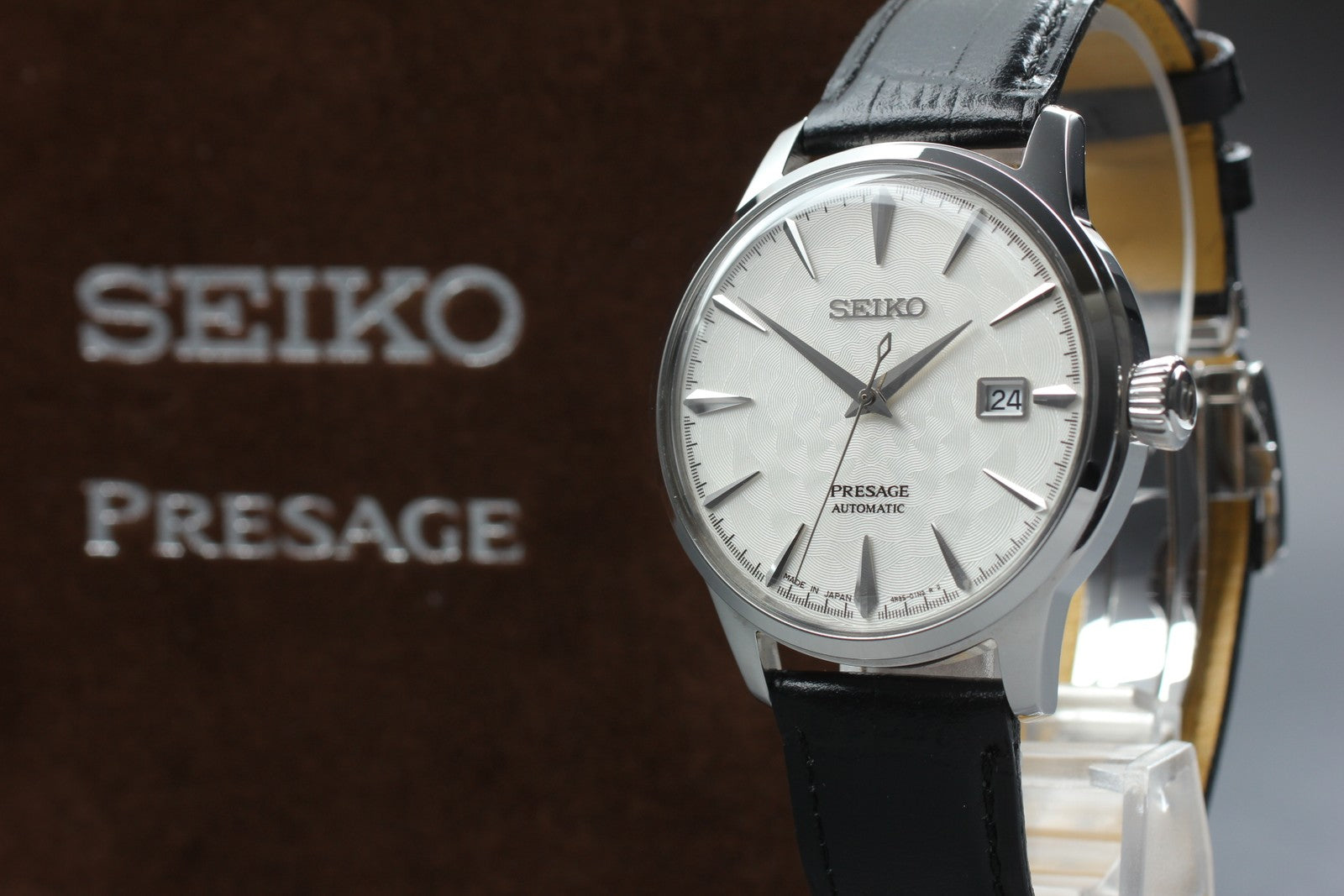 N MINT*Box SEIKO Presage SARY089 4R35-02F0 Sakura Fubuki Limited Automatic Watch