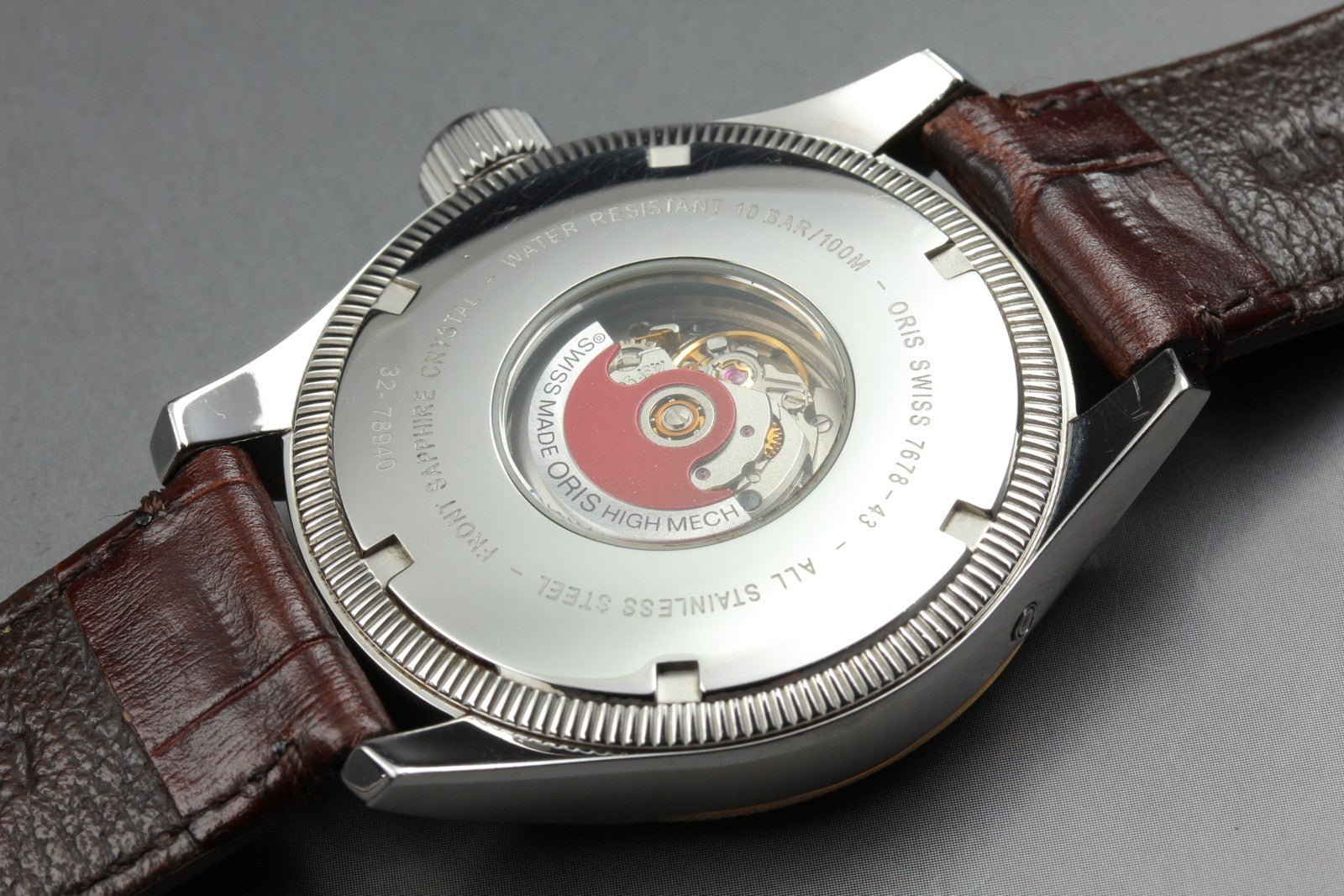 ORIS Big Crown Complication 7678-43 Moonphas 39mm Gold Brown AT Men's Watch