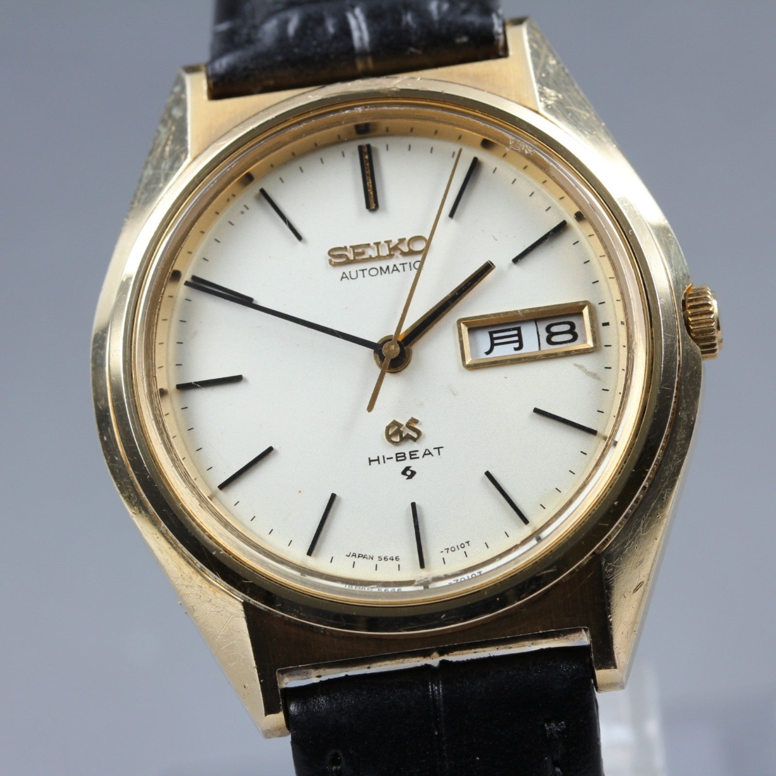 Vintage SEIKO Grand Seiko GS 5646−7010 Automat Men's Watch 36mm JAPAN