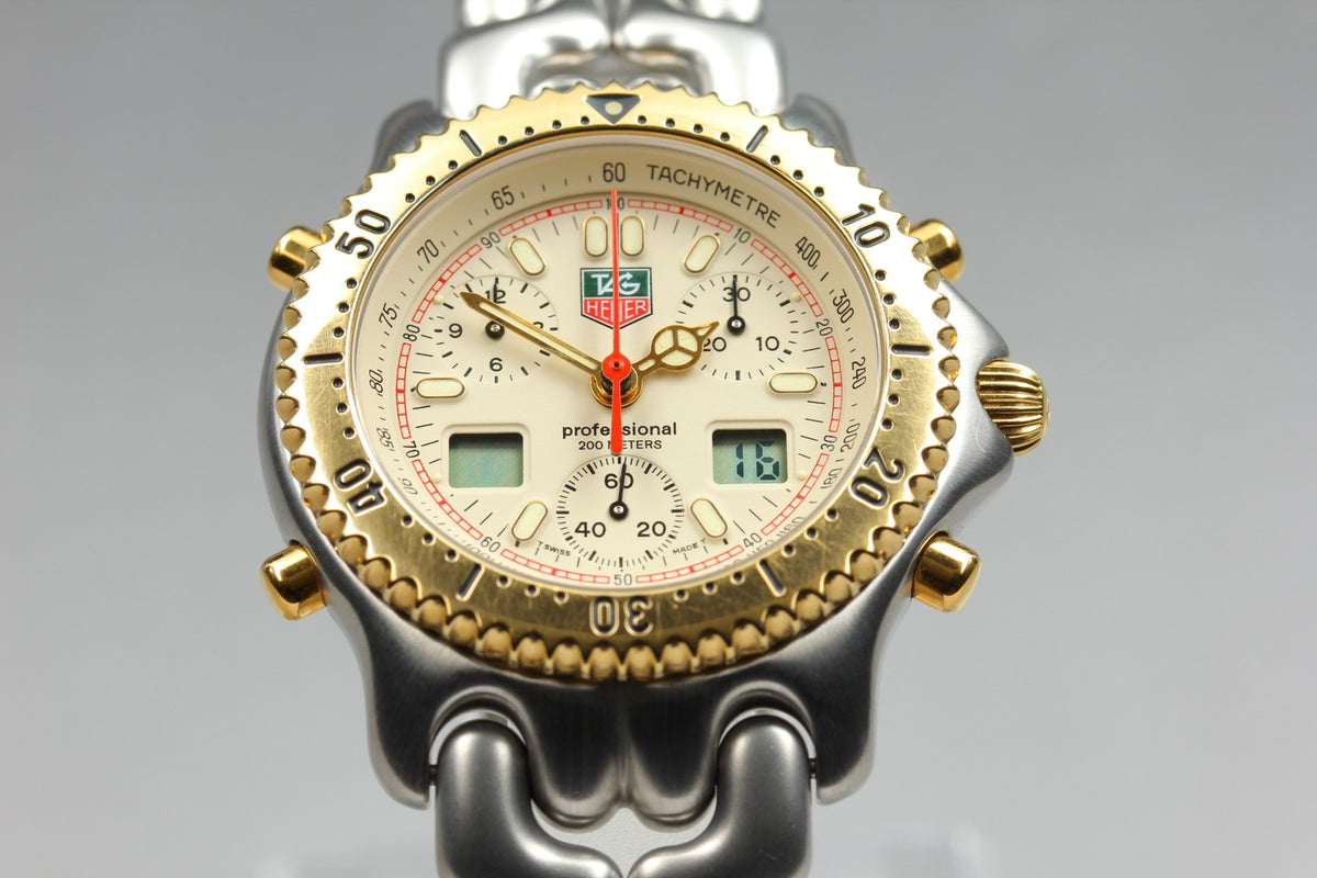 TAG Heuer SEL CG1123-0 Chronograph Ayrton Senna Quartz Men's Watch 39mm JAPAN