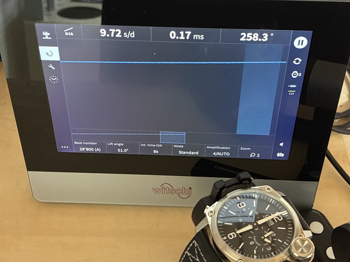 ORIS BC4 Flight Timer 7615 Automatic Black Dial Men's Watch 43mm JAPAN