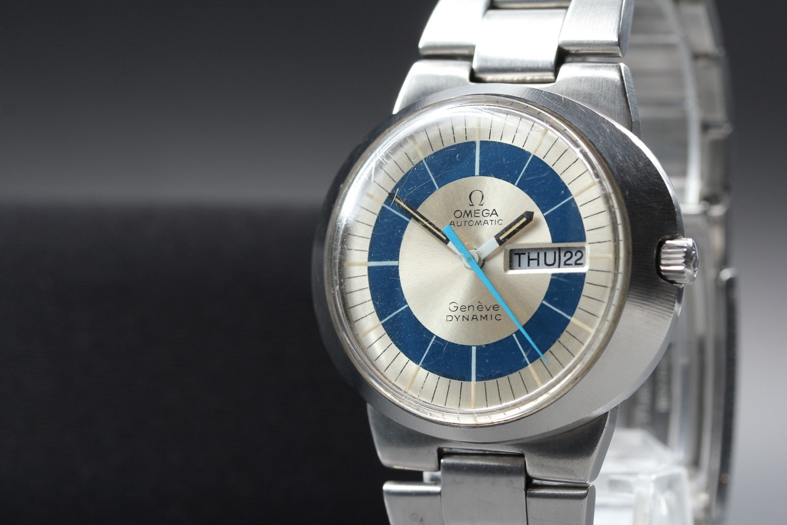 Vintage Omega Geneve DYNAMIC Tool 107 Day/Date 41mm Automatic Man's Watch