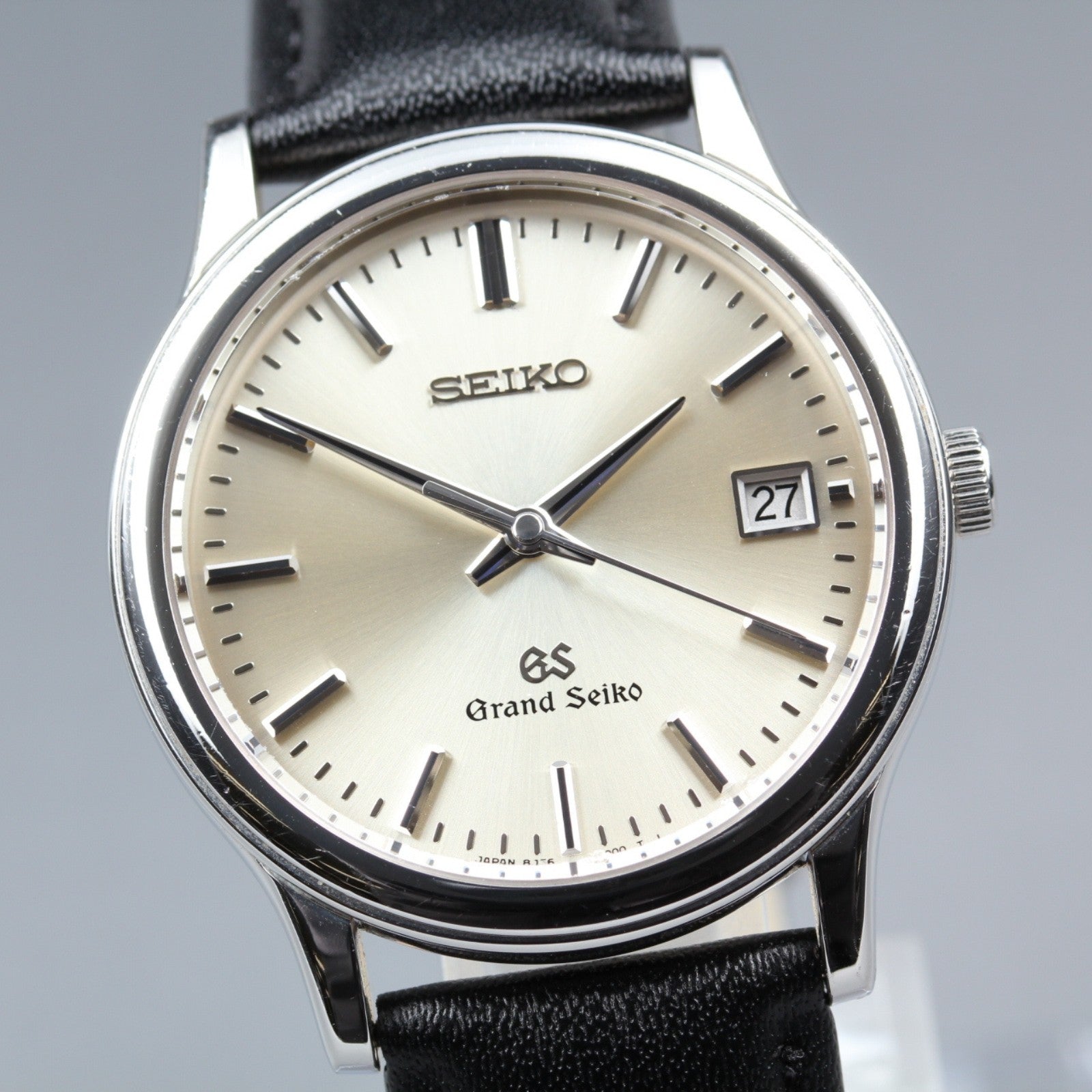 New Batt Vintage SEIKO Grand Seiko 8J56-7000 SBGF013 Quartz Men's Watch 34mm JP