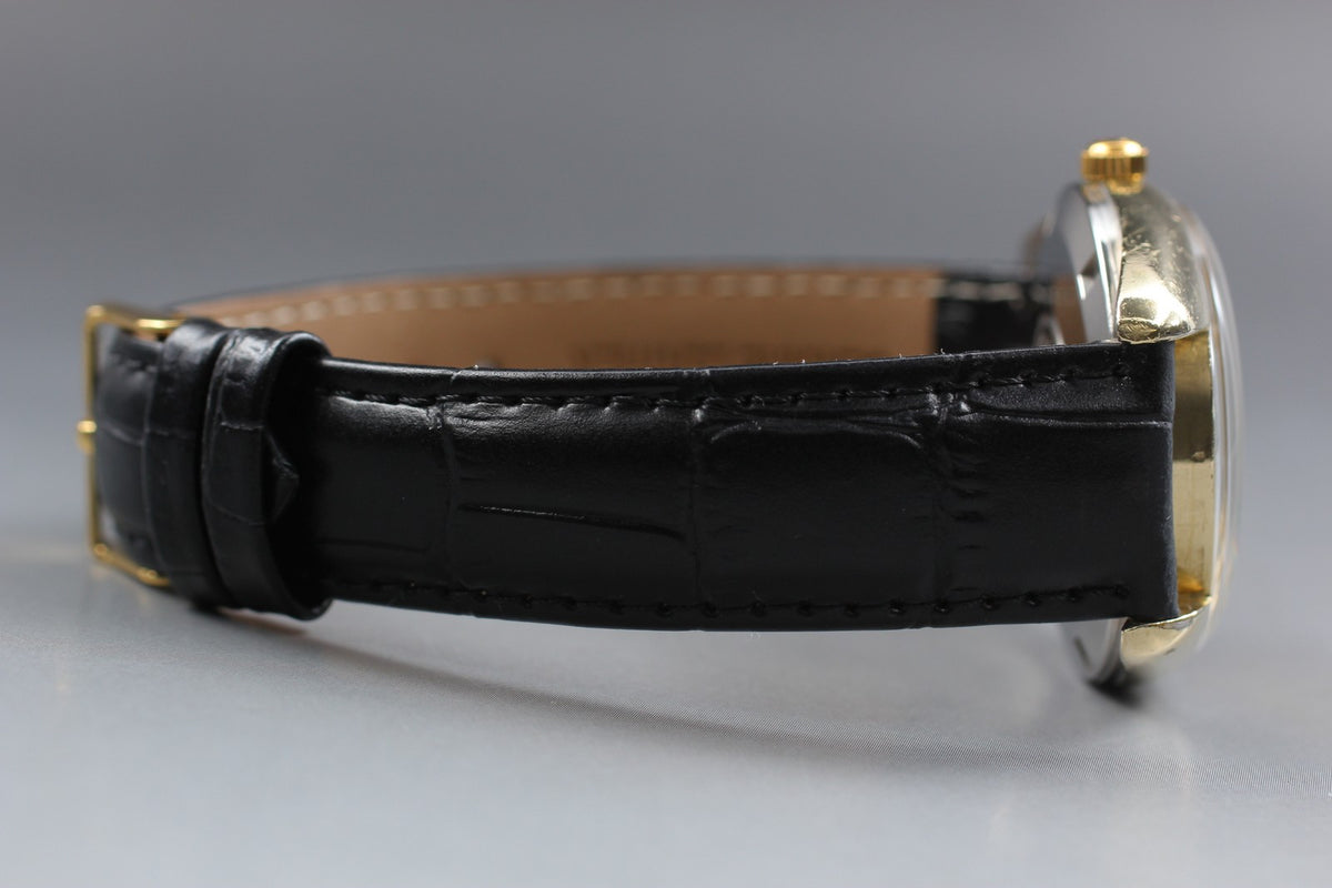 OMEGA Seamaster Gold 166.067 Cal.565 Date 35mm Automatic Men's Watch Vintage