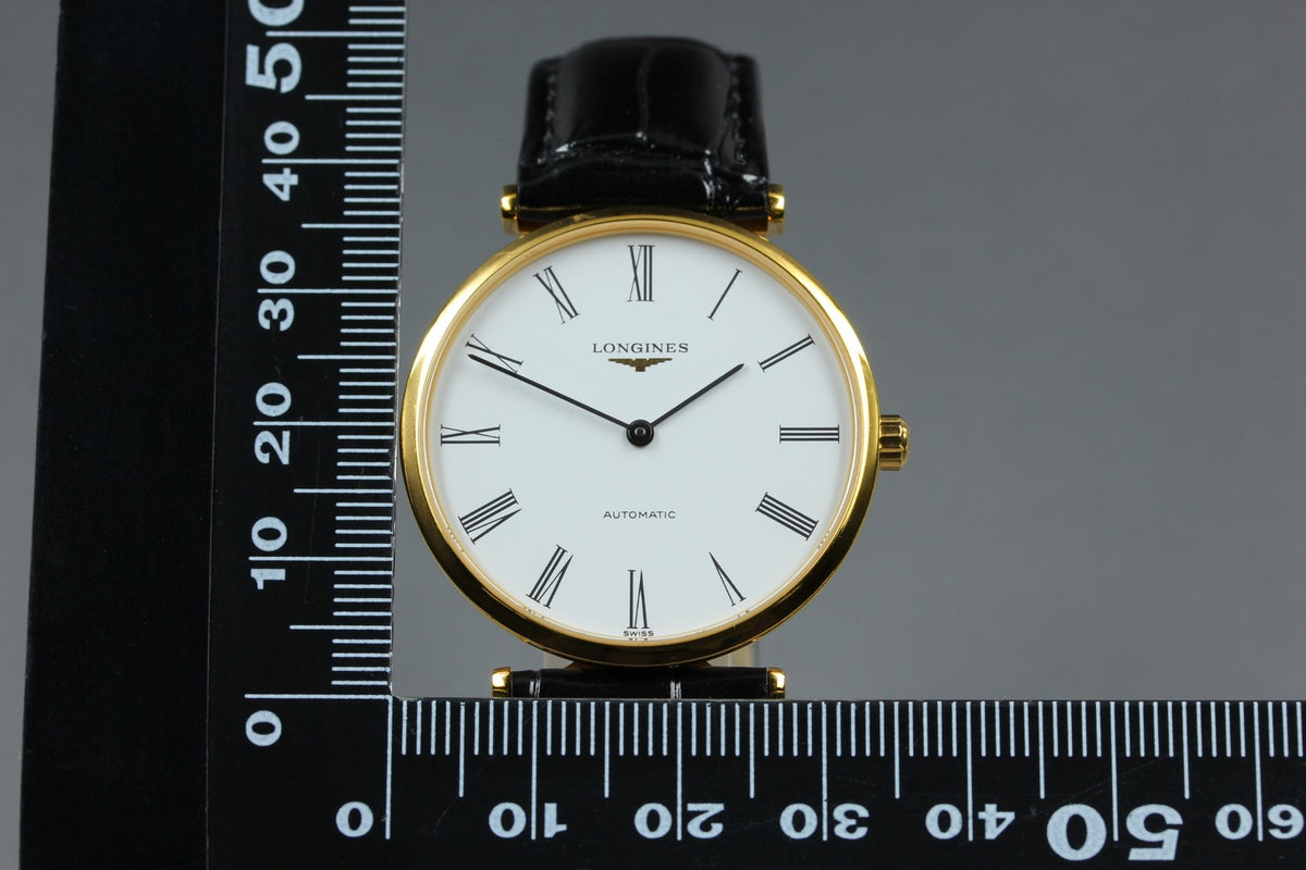 LONGINES La Grande Classique L4.708.2 Automatic White Men's Watch 34mm JAPAN