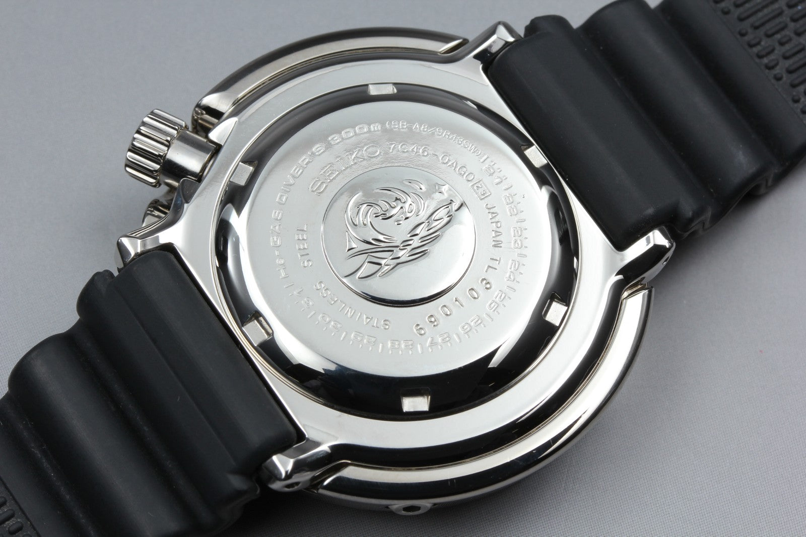 SEIKO Prospex MarineMaster 7C46-0AG0 SBBN033 Black Quartz Men's Watch JAPAN
