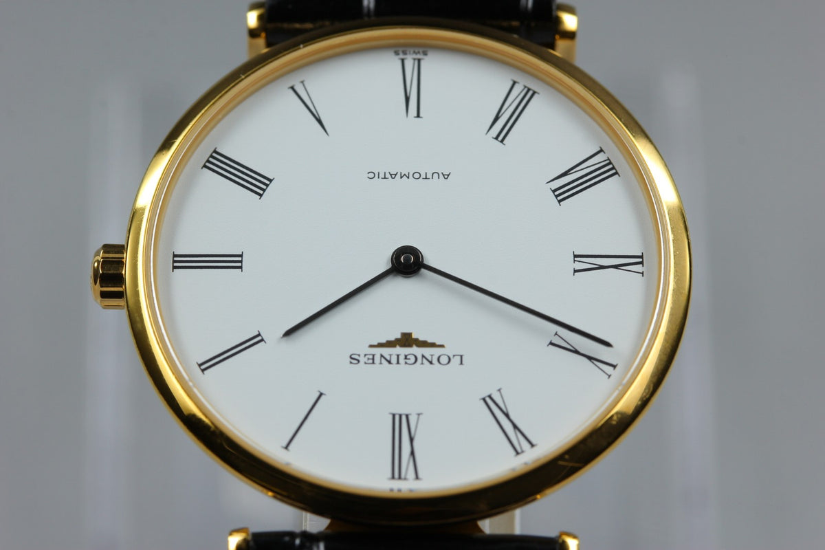 LONGINES La Grande Classique L4.708.2 Automatic White Men's Watch 34mm JAPAN