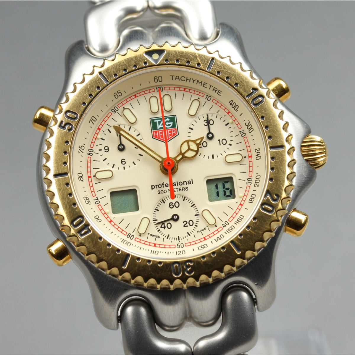 TAG Heuer SEL CG1123-0 Chronograph Ayrton Senna Quartz Men's Watch 39mm JAPAN