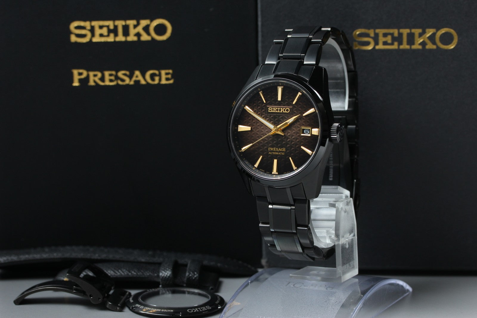 SEIKO Presage 6R35-01K0 SARX085 Automatic Black Men's Watch 39mm JAPAN Box