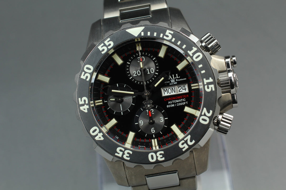 Ball Engineer Hydrocarbon Nedu DC3026A Automatic Chronograp Men's Watch 44mm JP