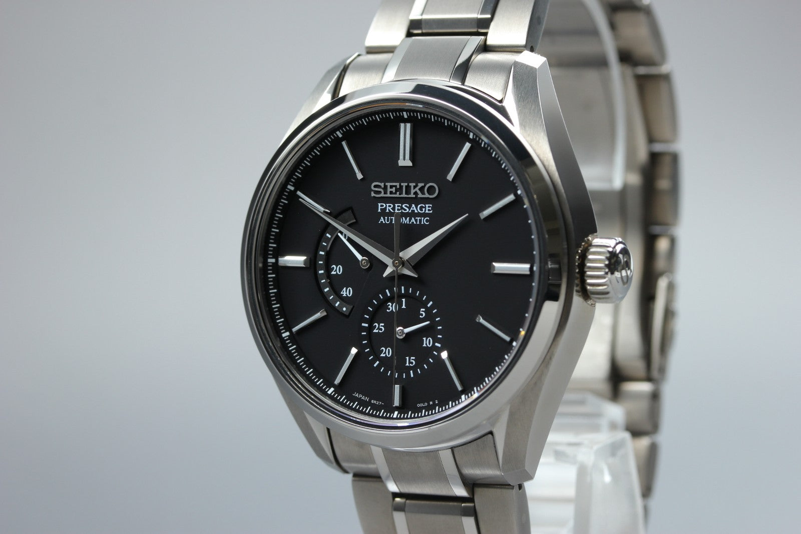 SEIKO Presage 6R27-00H0 SARW041 Black Automatic Date Men's Watch 40mm JAPAN