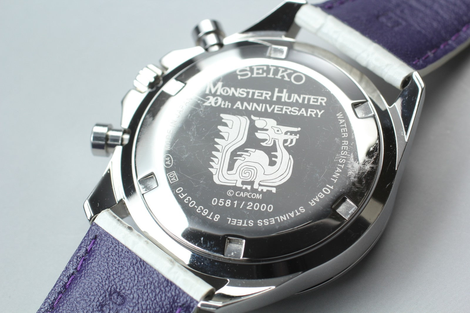 SEIKO Monster Hunter 20th Anniversary Tamamitsune 8T63-03F0 Quartz Men's Exc+5