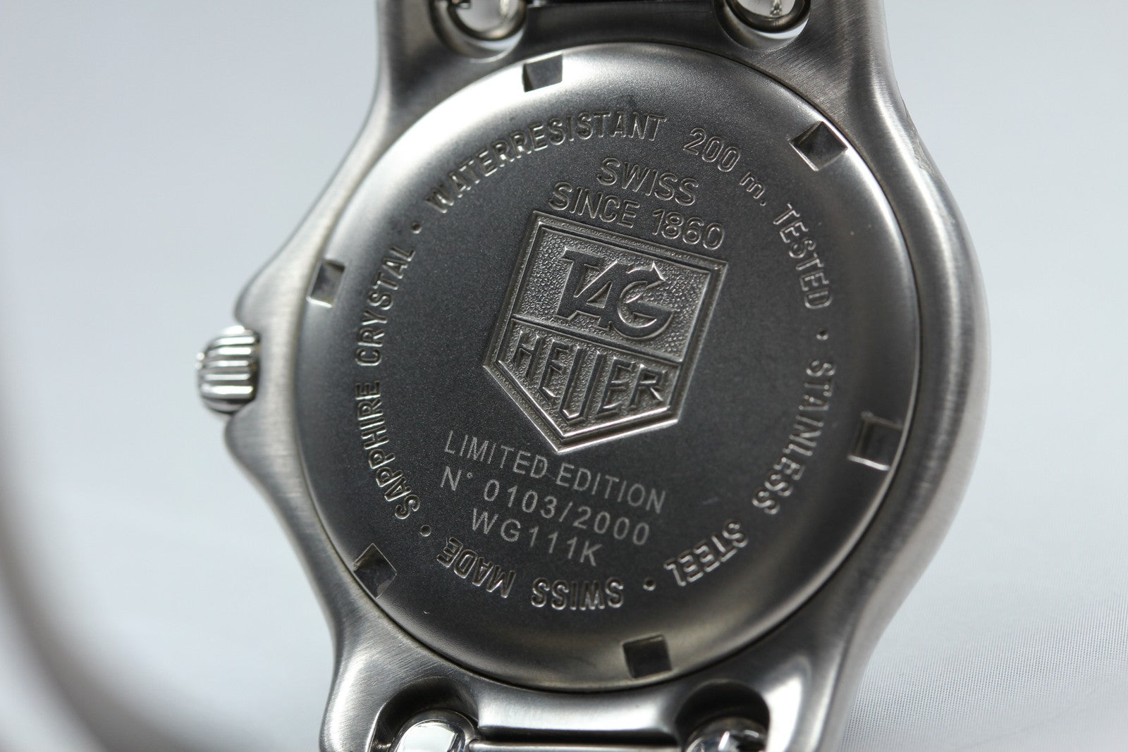 Rare Limited Edition TAG HEUER SEL WG111K Quartz Green Men's Watch 36mm JP Box
