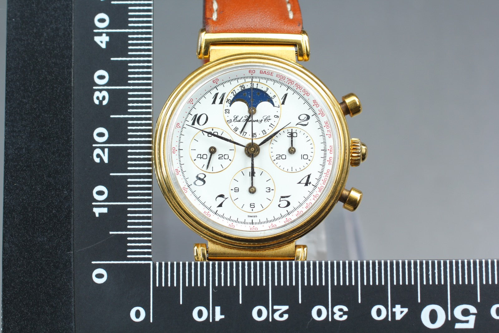 Vintage TAG HEUER Edward Heuer 125th Anniversary 188.215/1 Manual Watch 34mm JP