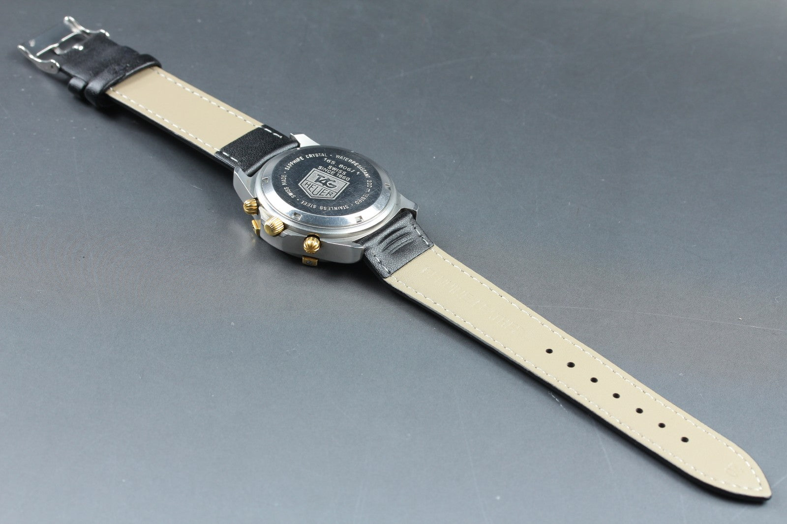 Vintage TAG HEUER 2000 165.806/1 Automatic Chronograph Men's Watch 40mm JAPAN