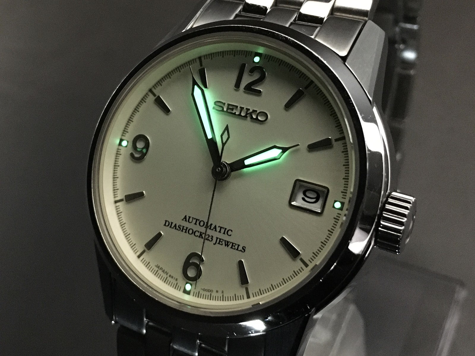 SEIKO SPIRIT 6R15-00B0 SCVS009 Date 36mm Automatic Men’s Watch JAPAN