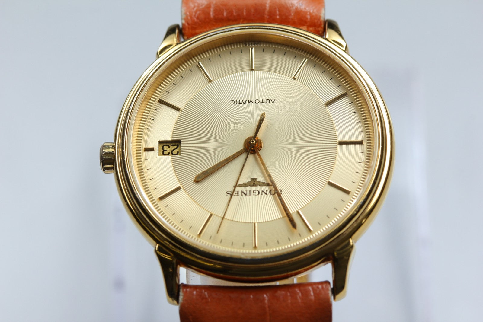 LONGINES Les Grandes Classiques L4.678.2 Gold Automatic Men's Watch 34mm