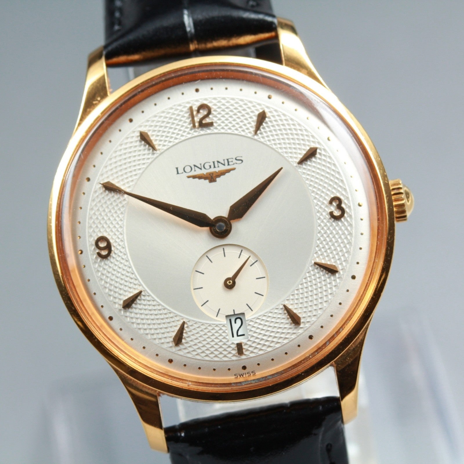 Longines Grand Classic L4.685.2 Gold Dial Automatic Date Men's Watch 36mm N MINT