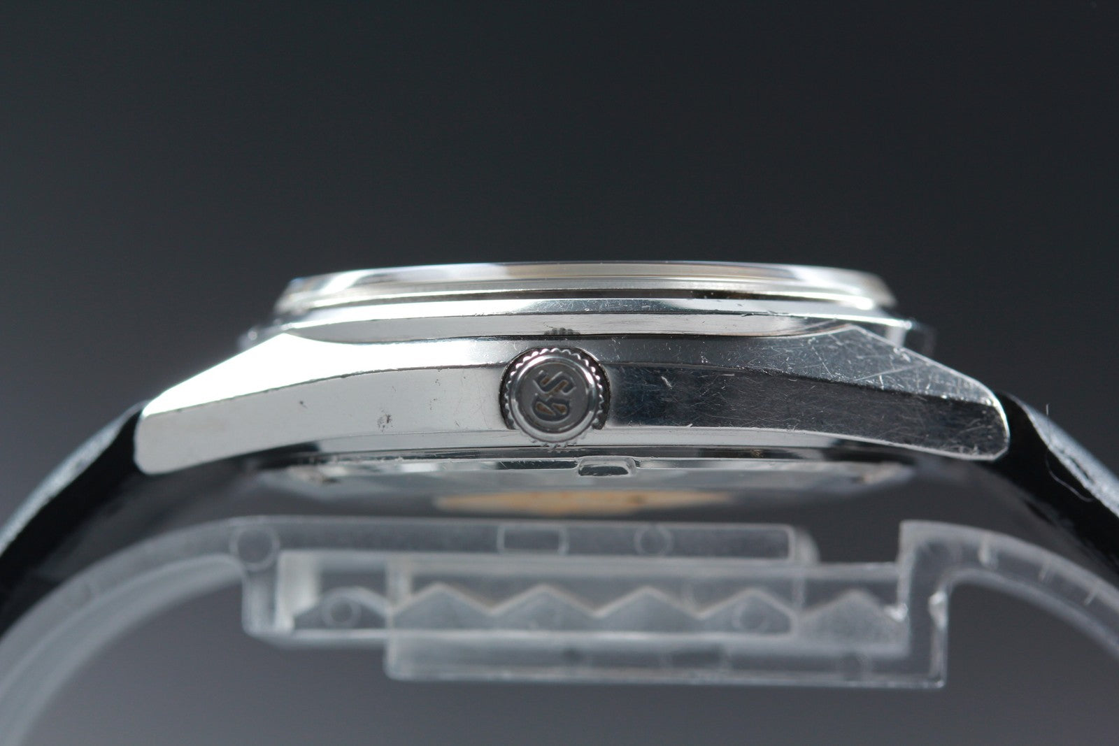 overhauled SEIKO Grand Seiko GS 5646-7010 Silver Manual Men's Watch 35mm JAPAN