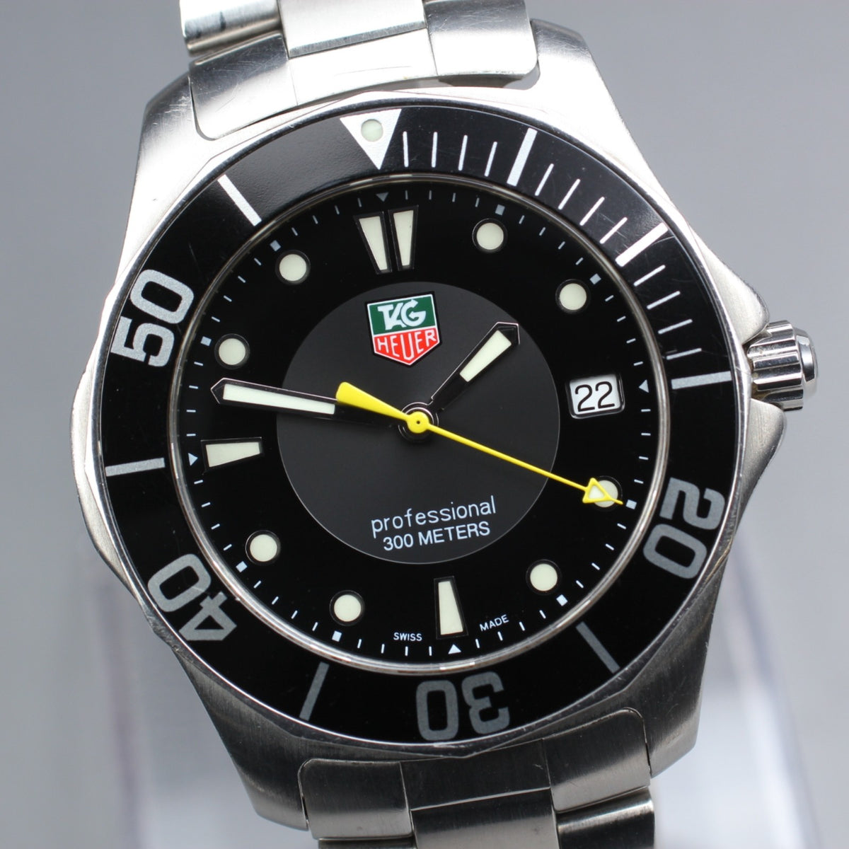 New Batt TAG HEUER Aquaracer WAB1110 Black Quartz Men's Watch 39mm JAPAN Box