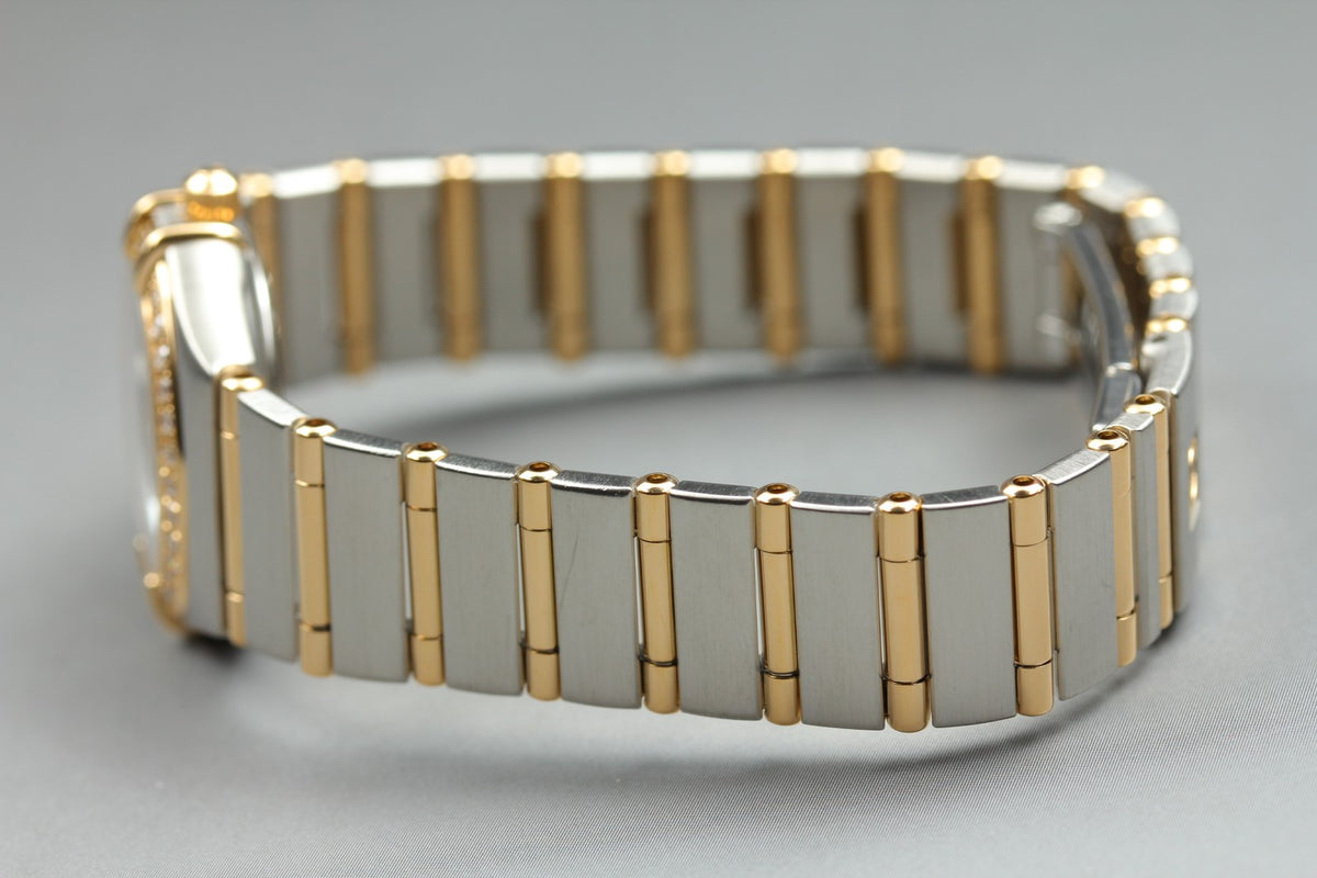 Polished OMEGA Constellation Mini 1267.75 Cal.1456 Diamond 22mm Qz Women's Watch