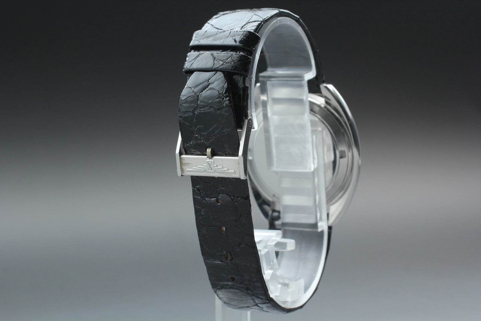 Vintage LONGINES ULTRA-CHRON Chronometer Date Silver Men's Watch 34mm Exc+5 JP